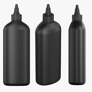 3D Cosmetic Bottle 03 Mockup