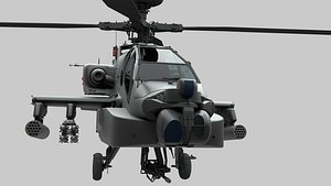 military helicopter 3D