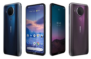 3D Nokia 5 4 Dusk And Polar Night Low Poly