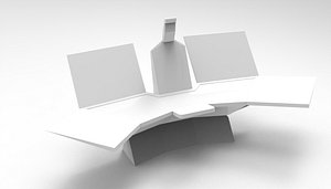 3D Pilot sci-fi table model