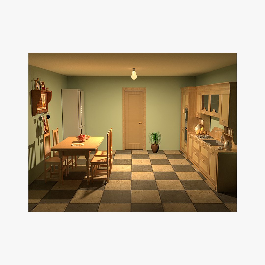 Kitchen 3D - TurboSquid 1770378