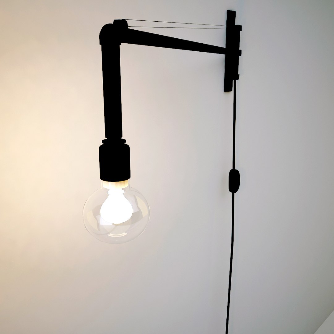 Modern Wall Lamp Scandinavian 3d Max