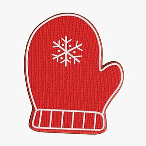 3D christmas cookie glove