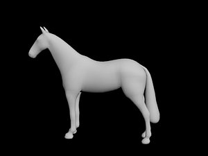horse 3D model