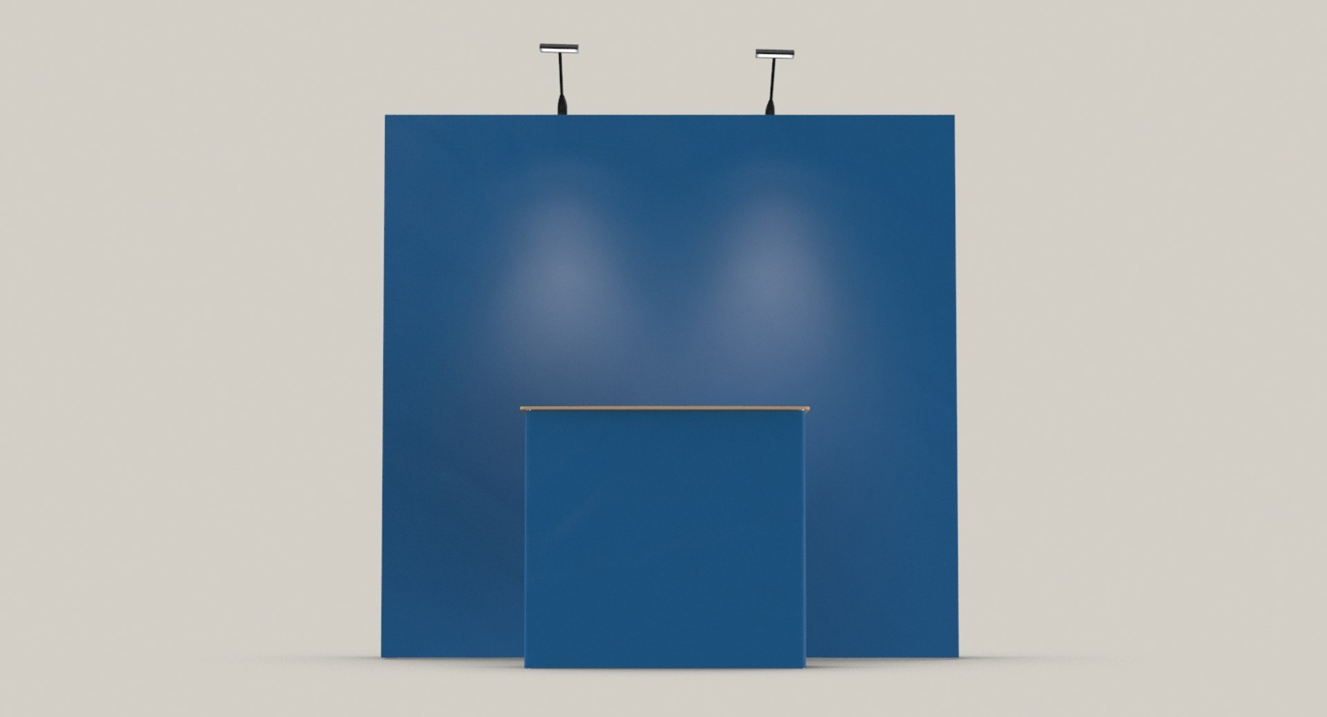 Booth-and-backdrop-01----blue 3D Model - TurboSquid 1192707