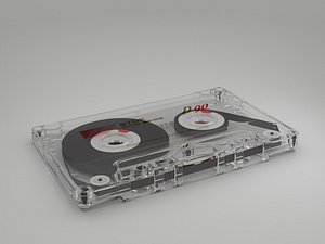 3ds max vintage cassette