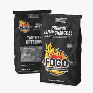 Charcoal Bag Fogo Premium Closed 3D model
