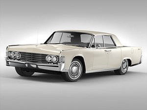continental sedan 1965 3D model