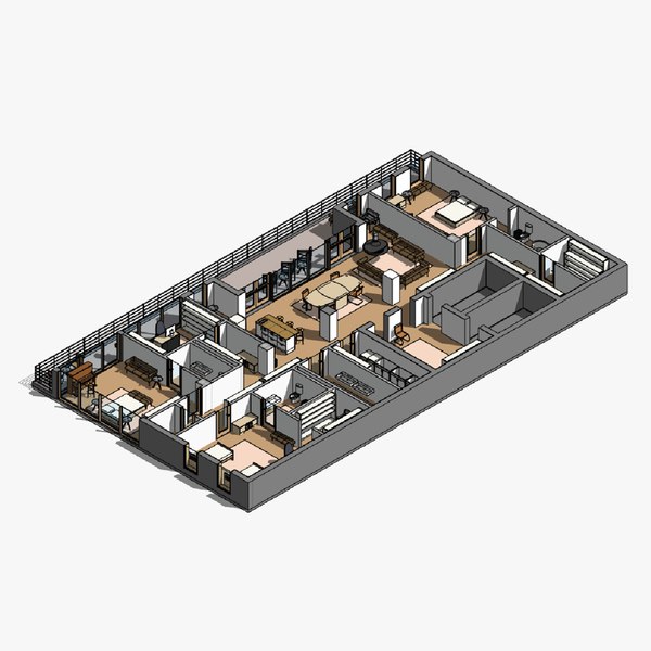 3D Penthouse - Revit model