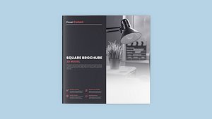 3D Square Brochure Closed
