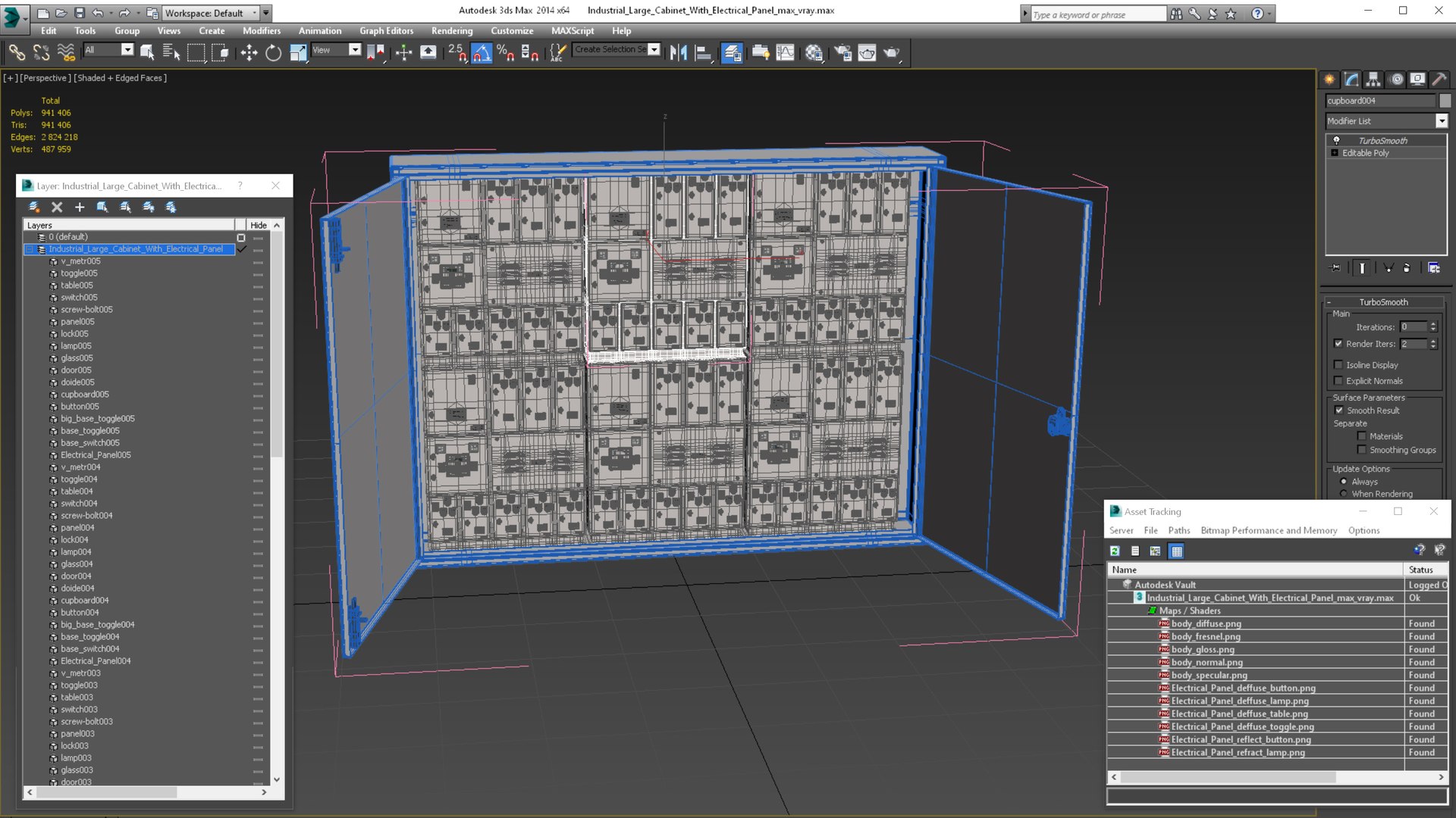 Industrial Large Cabinet With Electrical Panel 3D model https://p.turbosquid.com/ts-thumb/16/t7CQKG/6E/industriallargecabinetwithelectricalpanelvray3dmodel027/jpg/1639148035/1920x1080/fit_q87/4cb8c80c5e93944aa8676a37cd16996ae8b5fe3c/industriallargecabinetwithelectricalpanelvray3dmodel027.jpg