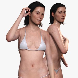 Margaret - Realistic Woman Middle Age HD Texture 3D model