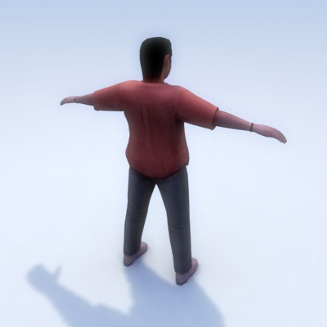 3d Human Rigged