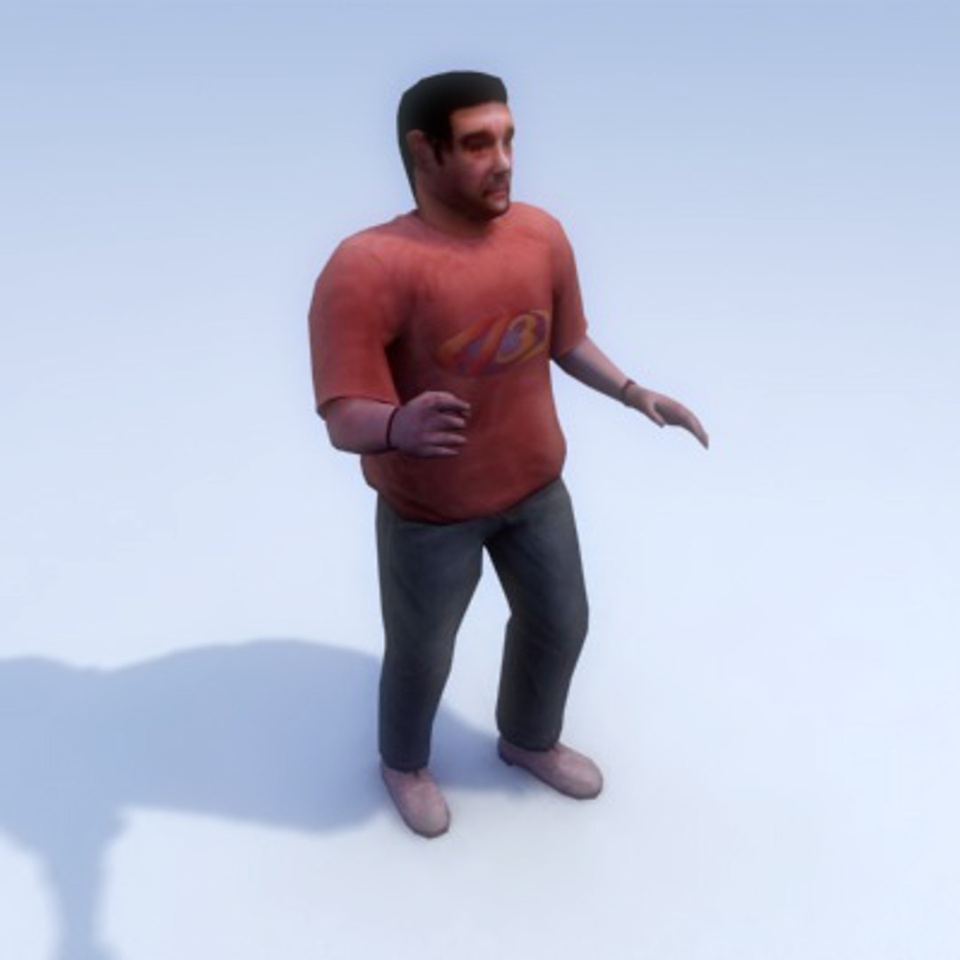 3d Human Rigged