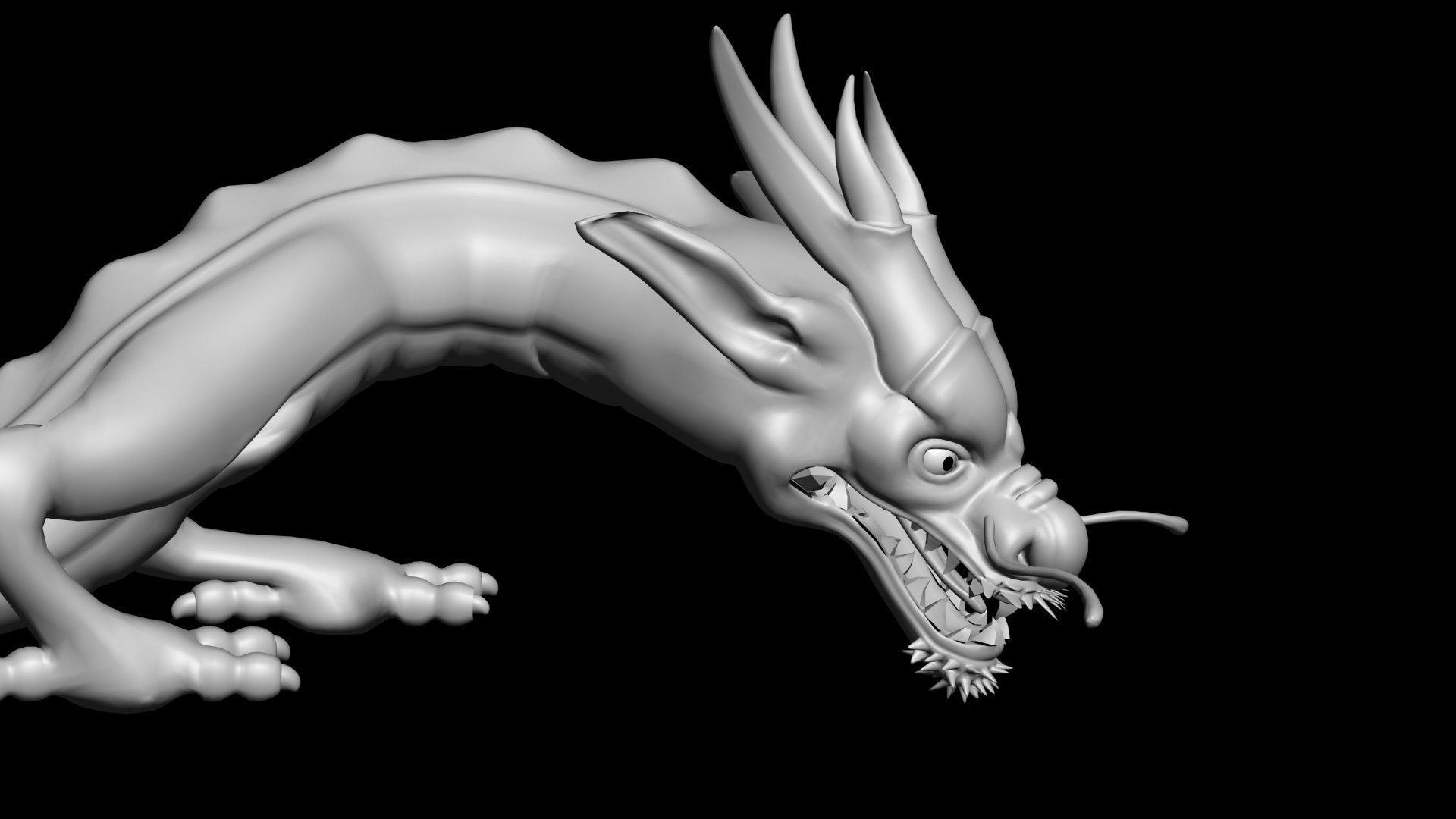 GREEN DRAGON RIG FINAL 3D model - TurboSquid 2032948