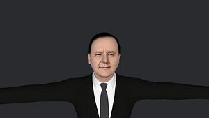 3D Anthony Albanese  Hyper Realistic Full Body Fully Rigged 3D Character