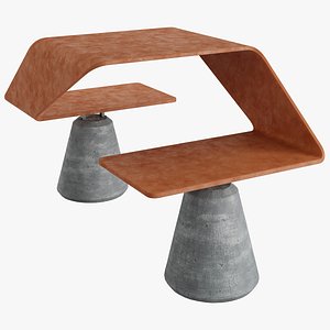 Modern Bench To Park 3D model