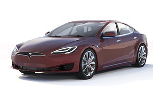 Tesla Model S P100D 2016 3D model