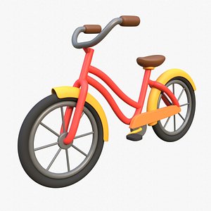 3D Bicycle 3D Illustration model
