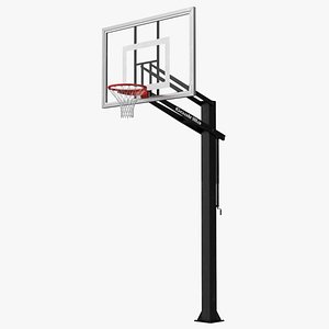 3D Outdoor Basketball Hoop Stand model