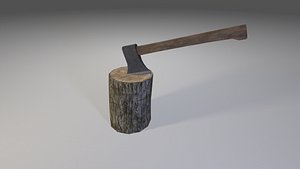 3d ready axe log