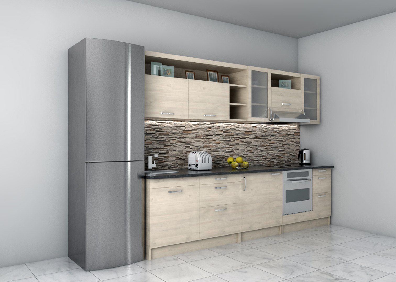 3d Kitchen Design Interior