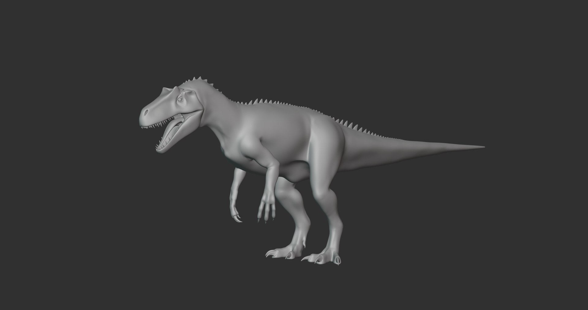 3D Saurophaganax Basemesh Low Poly - TurboSquid 2107717