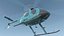 MD 500E Sheriff Helicopter Exterior Only