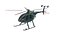 MD 500E Sheriff Helicopter Exterior Only