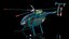 MD 500E Sheriff Helicopter Exterior Only