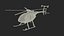 MD 500E Sheriff Helicopter Exterior Only