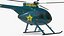 MD 500E Sheriff Helicopter Exterior Only