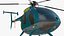 MD 500E Sheriff Helicopter Exterior Only
