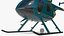 MD 500E Sheriff Helicopter Exterior Only