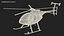 MD 500E Sheriff Helicopter Exterior Only