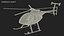 MD 500E Sheriff Helicopter Exterior Only