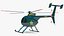 MD 500E Sheriff Helicopter Exterior Only
