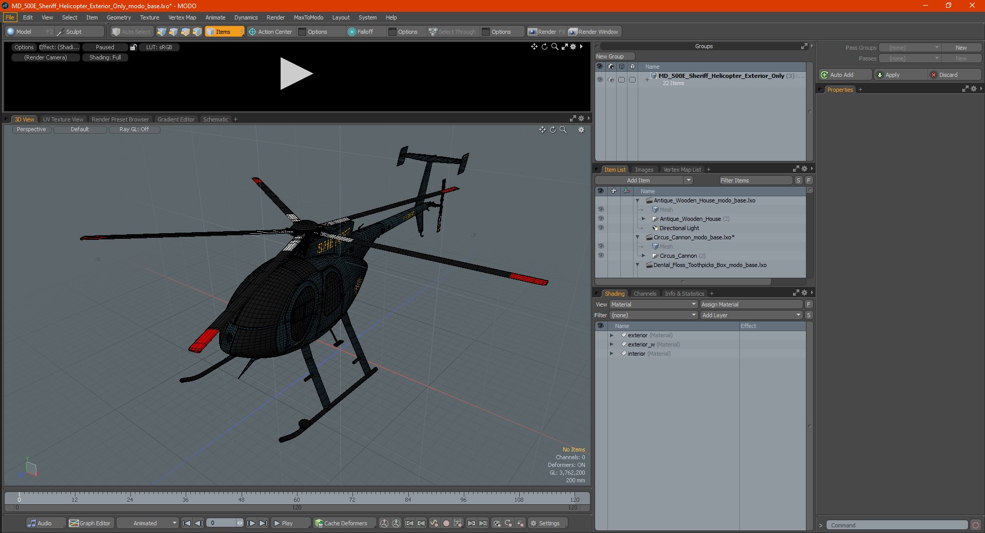 3D MD 500E Sheriff Helicopter Exterior Only https://p.turbosquid.com/ts-thumb/17/ADGt5q/tN/md500esheriffhelicopterexterioronlymb3dmodel038/jpg/1621795074/1920x1080/fit_q87/de758a18bb3d6f72bb53b0d840e219c8e23d6e4c/md500esheriffhelicopterexterioronlymb3dmodel038.jpg