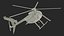 MD 500E Sheriff Helicopter Exterior Only