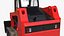 Skid Steer Loader Red Rigged for Maya model