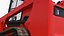Skid Steer Loader Red Rigged for Maya model