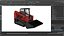 Skid Steer Loader Red Rigged for Maya model