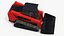 Skid Steer Loader Red Rigged for Maya model