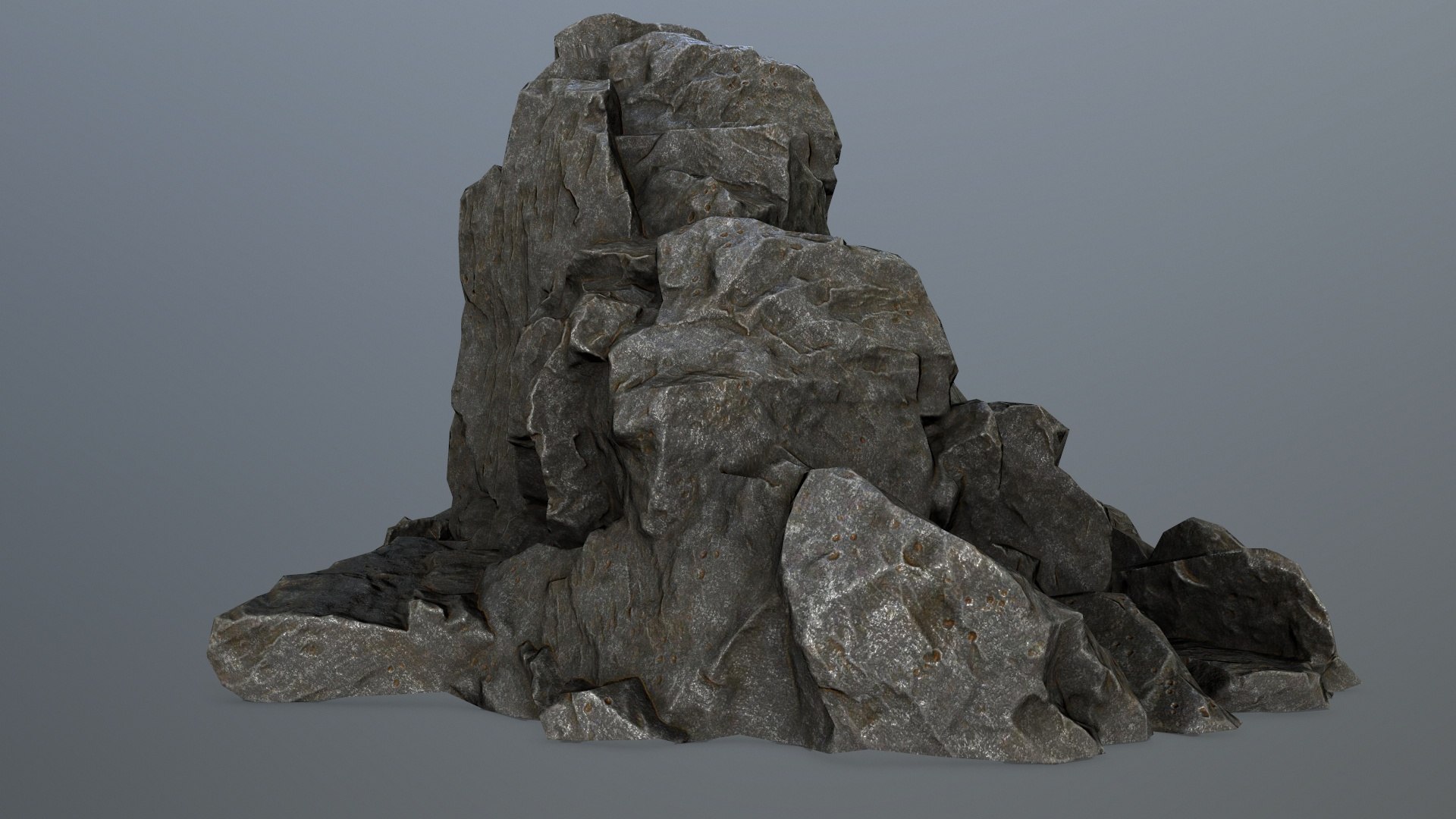 3D rock gate - TurboSquid 1441073