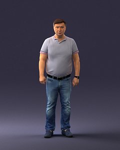 scanned human interiors 3D model