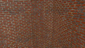 3D model Brick wall textures pack 14
