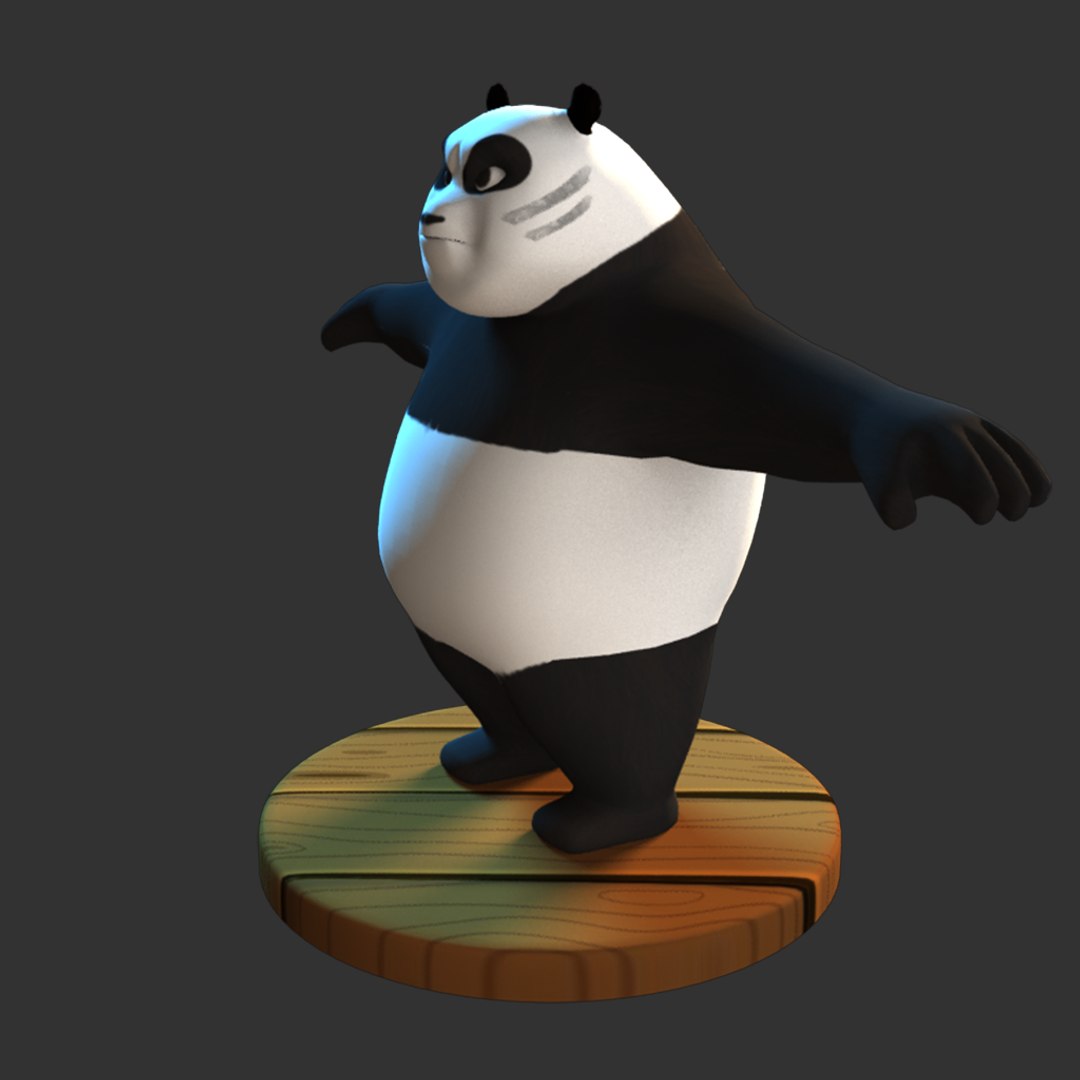 Panda modeled model - TurboSquid 1383286