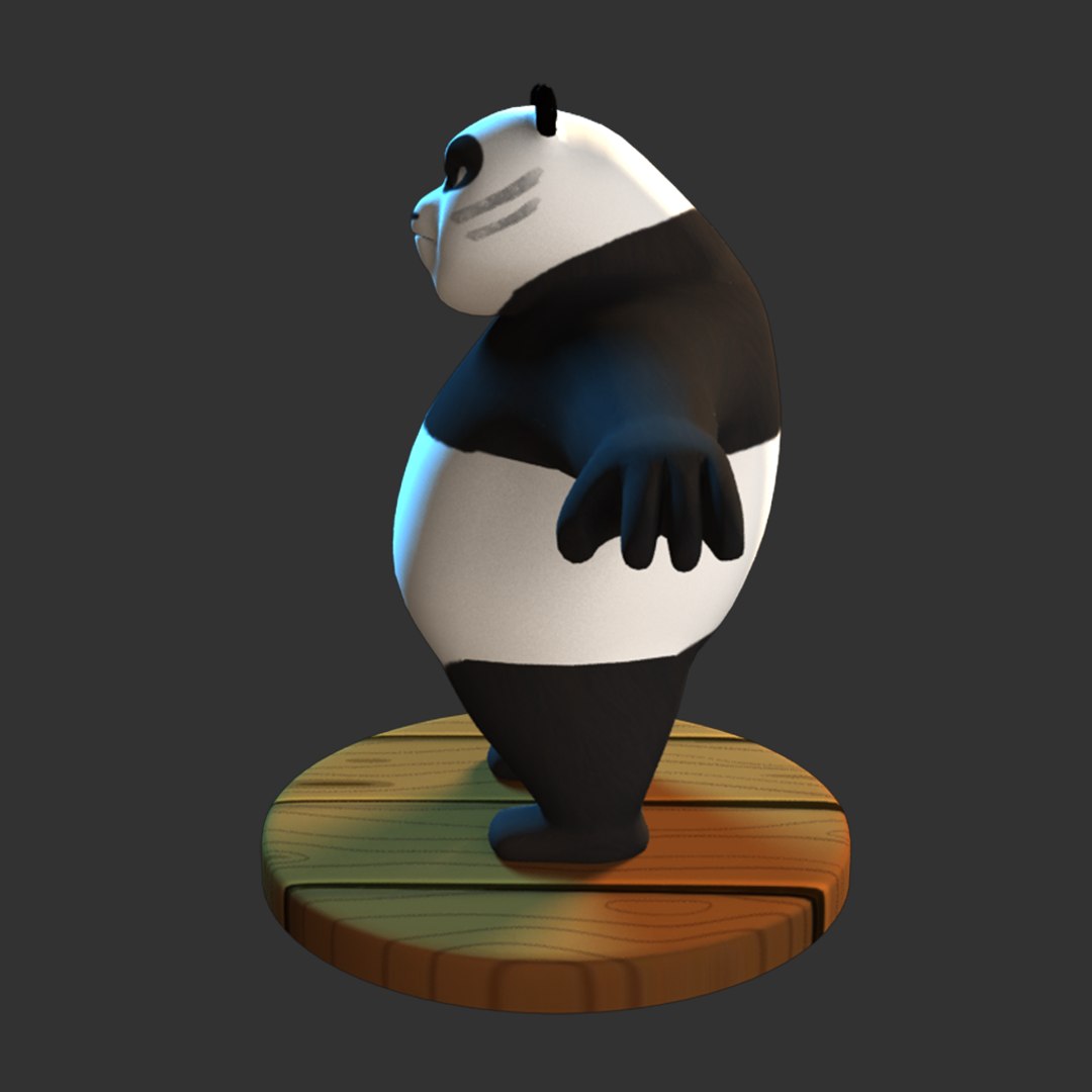 Panda modeled model - TurboSquid 1383286
