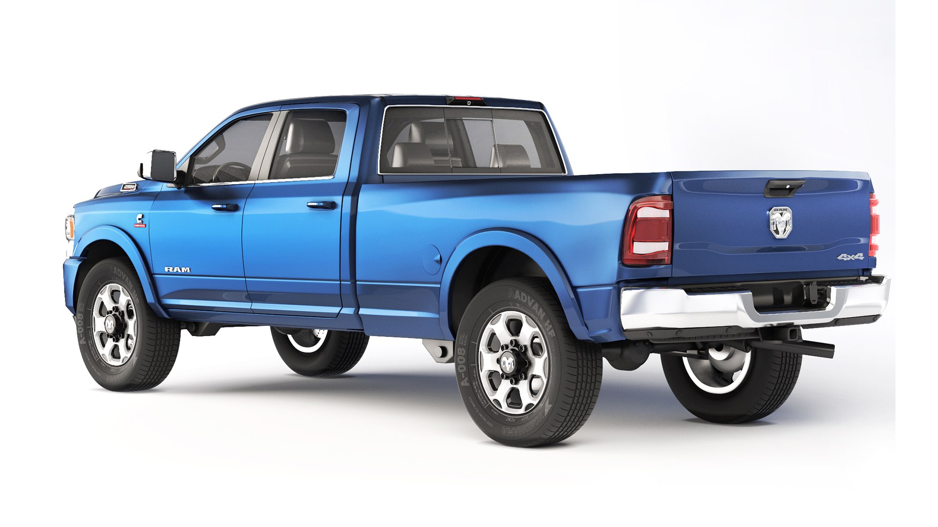 3D Dodge Ram 2500 2021 Model - TurboSquid 1955032