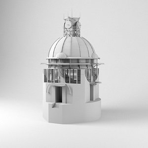 3D model epicyclarium lebbeus woods